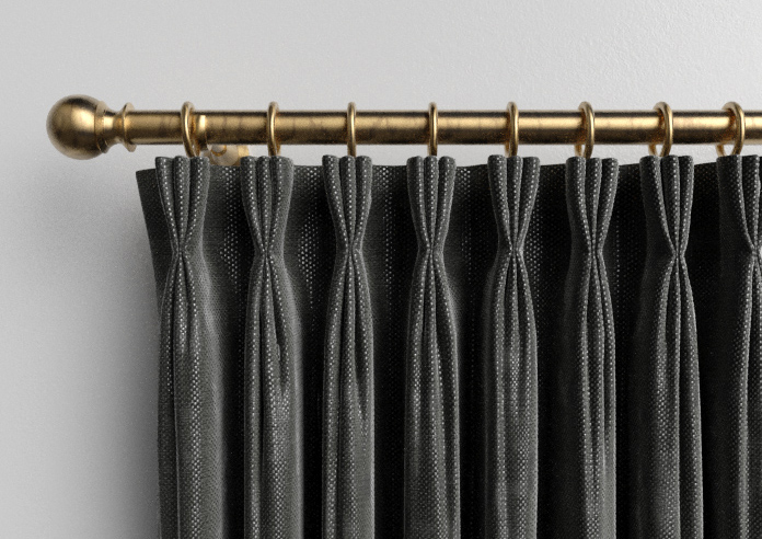 Oleander, Charcoal - Made to Measure Curtains - Image 11